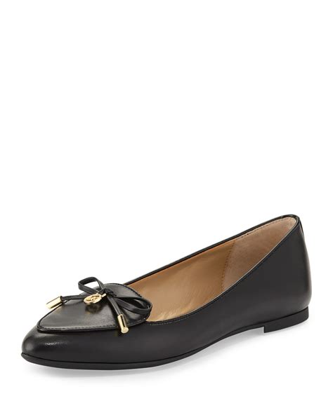 michael kors bow flats|Michael Kors leather flats.